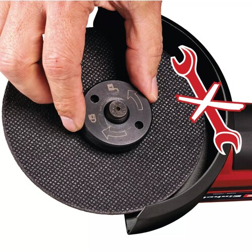 Einhell set akumulatorska ugaona brusilica tp-ag 18/125 ce q li + 2,5 ah starter kit Slike