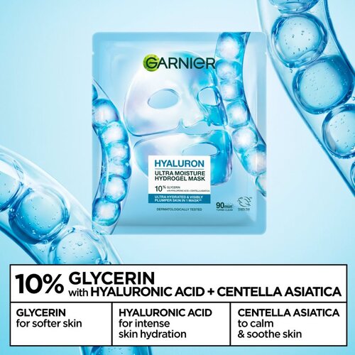 Garnier Hyaluron hidrogel maska za lice 1 kom Slike