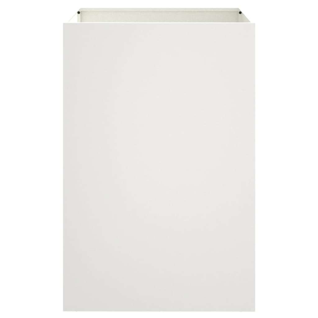 VidaXL Sadilica bijela 52 x 48 x 75 cm od hladno valjanog čelika Slike