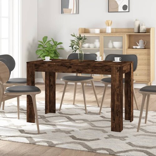 vidaXL Blagovaonski stol boja dimljenog hrasta 120 x 60 x 76 cm drveni Cijene