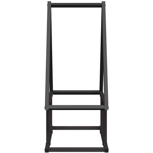  stojalo za drva črno 50x25x60 cm hladno valjano jeklo Slike