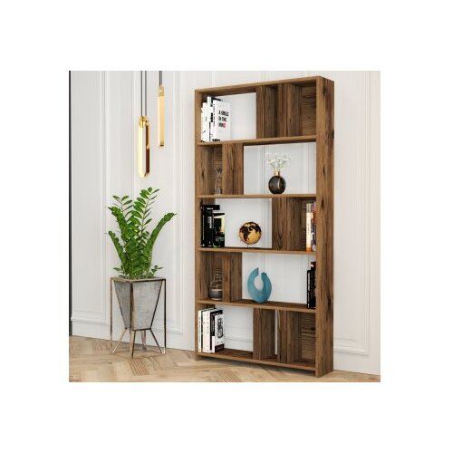 Hanah home Lima - Walnut knjižna omara, (20783985) Cene