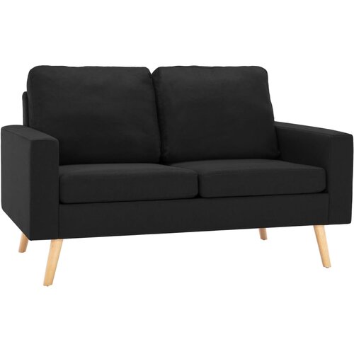 Maison Chic kavč - Sofa - Kanape dvosed črno blago, (21726465) Cene