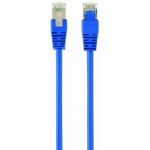 Gembird PP22-0.5M/B Mrežni kabl FTP Cat5e 0.5m, Plavi Slike