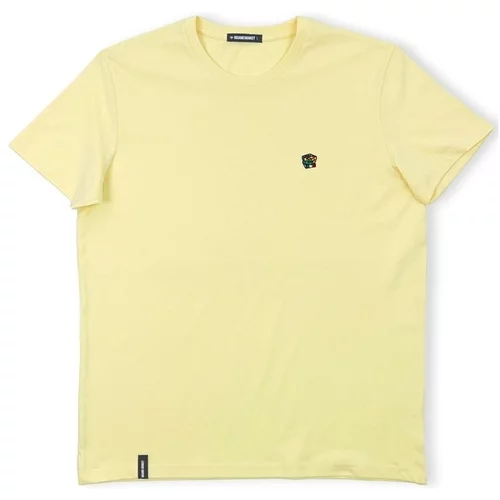 Organic Monkey Majice & Polo majice The Great Cubini T-Shirt - Yellow Mango Rumena
