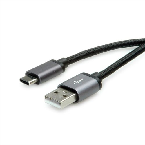 Secomp Roline USB2.0 Cable C-A M/M black 1.8 m Cene