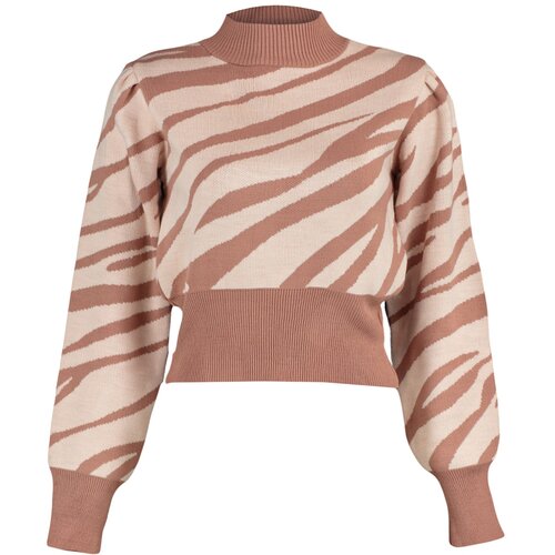 Trendyol Ženski džemper Zebra Patterned Cene