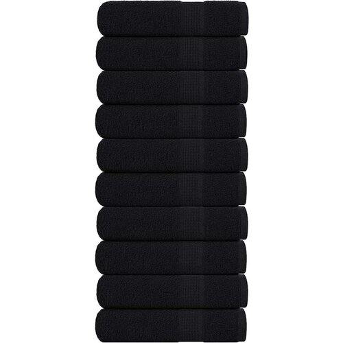 vidaXL Ručnici za ruke 10 kom crni 50x100 cm 360 gsm 100 % pamuk Cene