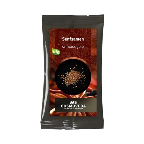 Cosmoveda Celovita semena BIO črne gorčice - 25 g Slike