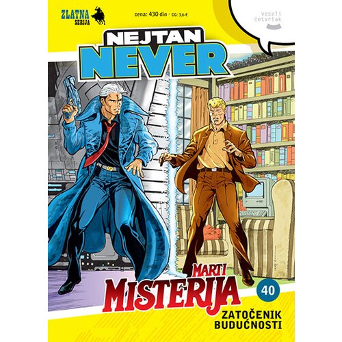 Veseli četvrtak Grupa autora - Zlatna serija 40: Marti Misterija, korica A Cene