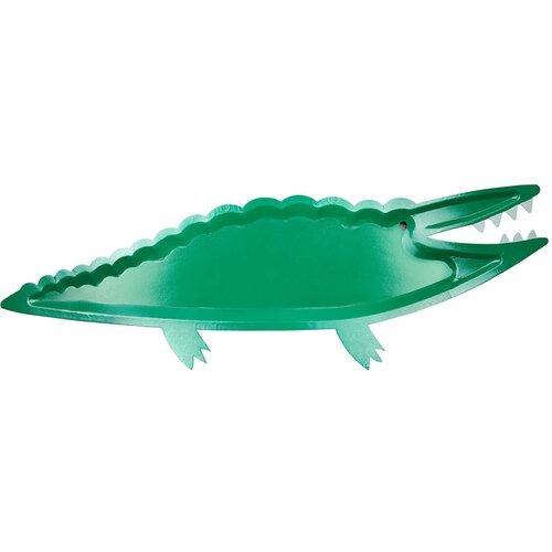 Meri Meri papirnati krožniki die cut crocodile (4 kosi) Cene