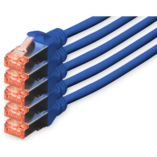 Digitus DK-1644-100-G-5 RJ45 omrežni kabel CAT6 S/FTP 10 m zelena za&scaron;čita iz folije, skupna za&scaron;čita, za&scaron;čiten, brez halogena, Simplex, dvojno okloplje, (20417128) Cene