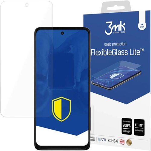 3mk MOTOROLA MOTO G62 5G - FLEXIBLEGLASS LITE, (21977953) Slike