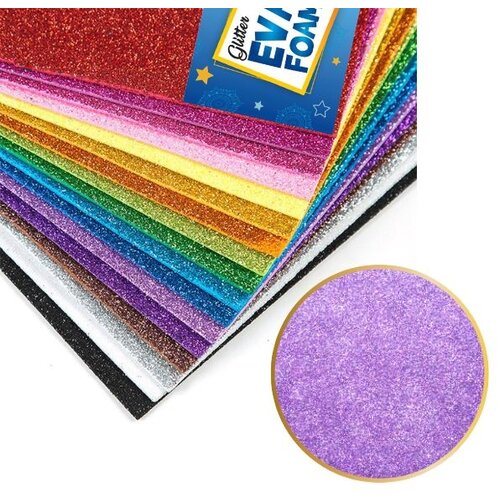  Glitter eva pena lila 1/10 milla 0963 Cene