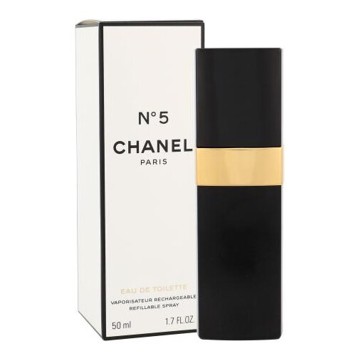Chanel No.5 50 ml toaletna voda za ponovo punjenje za ženske Slike