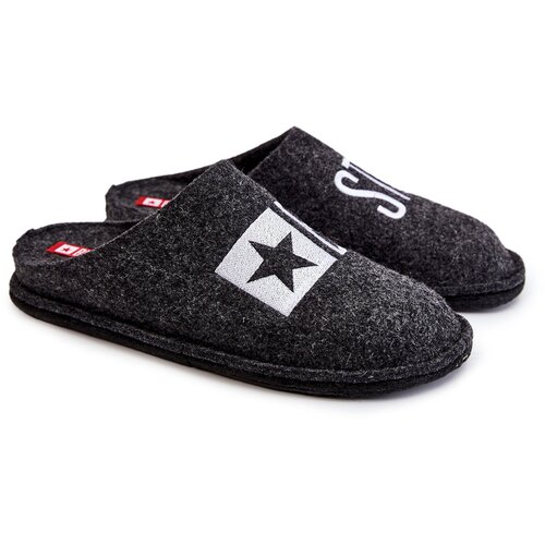 Big Star Classic Men&amp;#039;s Slippers KK176003 Black Slike