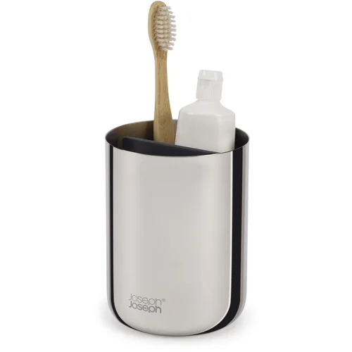 Joseph Joseph EasyStore Luxe Toothbrush Caddy Stainless Steel