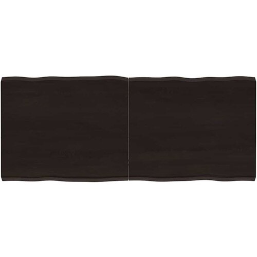 Stolna ploča tamnosmeđa 120x50x(2-4) cm obrađena hrastovina Cene
