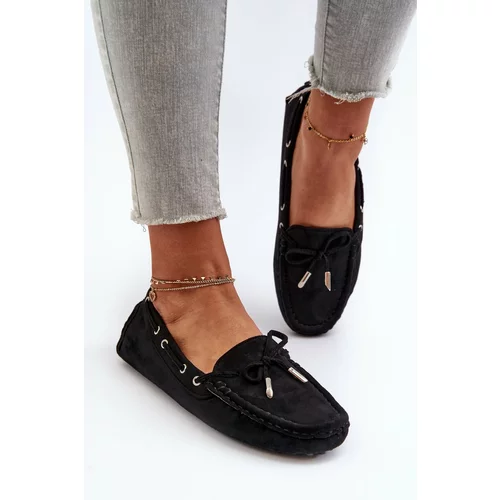 Kesi Women's eco suede loafers Black Anemilda