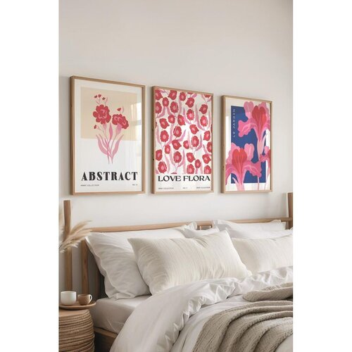 WALLXPERT Ç-300388 - 3040 set dekorativnih slika u više boja (3 komada) Cene