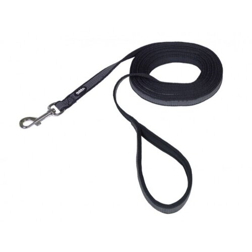 Nobby sledni povodec antislip, črn - 5 m Slike