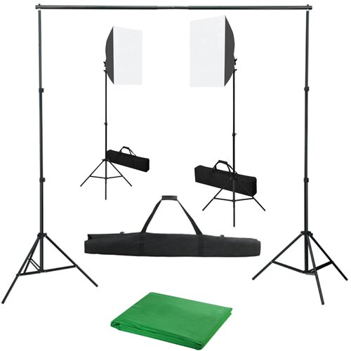 In Oprema za fotografski studio sa svjetlima softbox i pozadinom Cijene