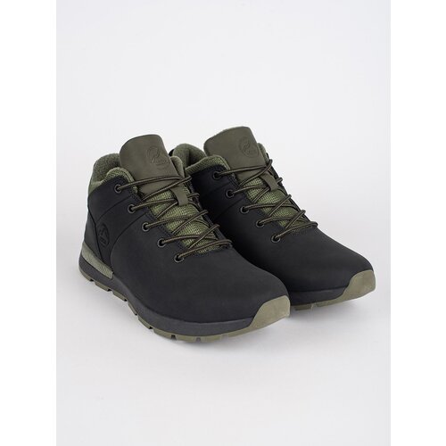 VICO Men&amp;#039;s black and green winter boots with ties Slike