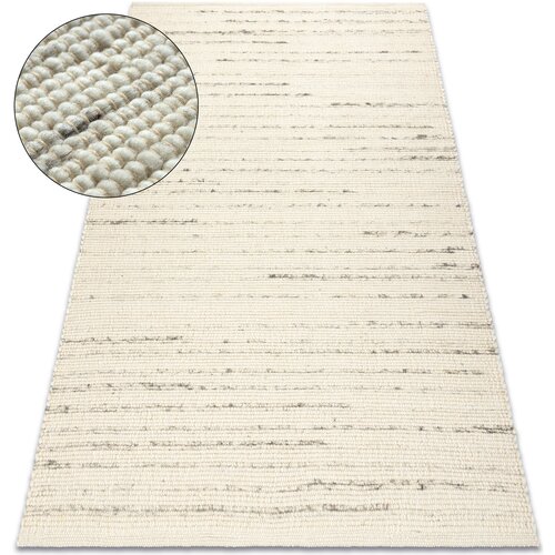 RugsX Preproge Preproga NEPAL 2100 beli / naravna siva 120x170 cm Bela Cene