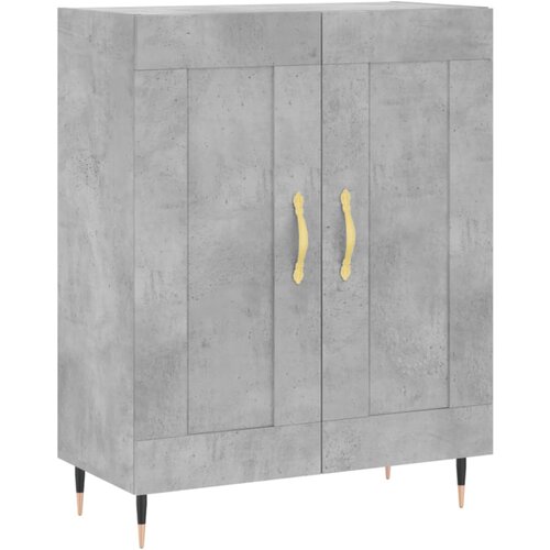Maison Chic Komoda - Predalnik betonsko siva 69,5x34x90 cm inženirski les, (21721456) Cene