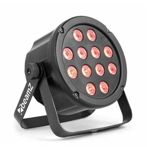 Beamz SlimPar 35, LED-reflektor, 12x 3W 3v1 RGB LED, DMX/Standalone, črna barva