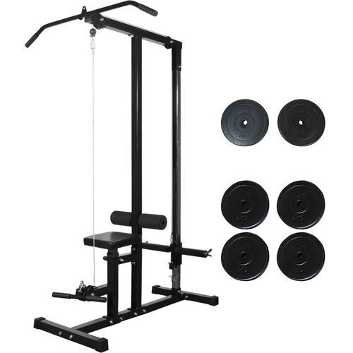VidaXL Sprava za vježbanje s pločama za utege 40 kg Slike
