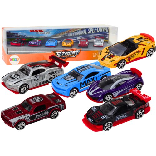  Set metalnih autića 1:64 Sports Cars - 6 komada Cene