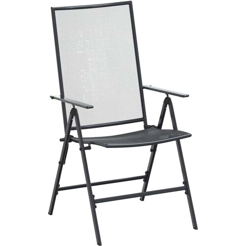  Vrtni set za objed 9 pcs Antracit 212 x 90 x 76 cm - 8-mjesta Slike