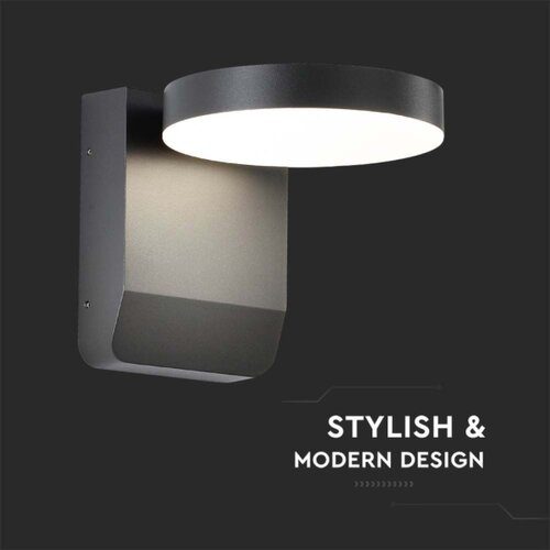  Spolja&amp;scaron;nje zidno fleksibilno LED svetilo 17W/230V IP65 3000K crno Slike