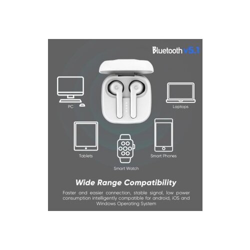 Sonicgear slušalice earpump tws 1 white Cene
