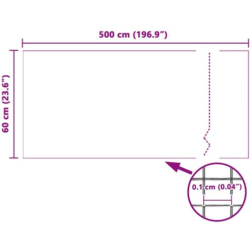  Mreža protiv insekata Bijelo 60 x 500 cm Stakloplastika Slike
