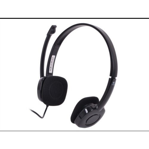 Logitech H151 slu&scaron;alke stereo z mikrofonom - črne Cene