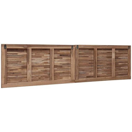  Uzglavlje Zidne Prirodna 180 cm Čvrsto teak drvo Slike