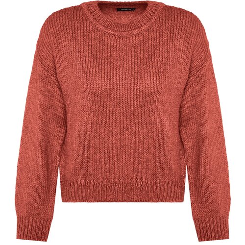 Trendyol Sweater - Brown - Regular fit Slike