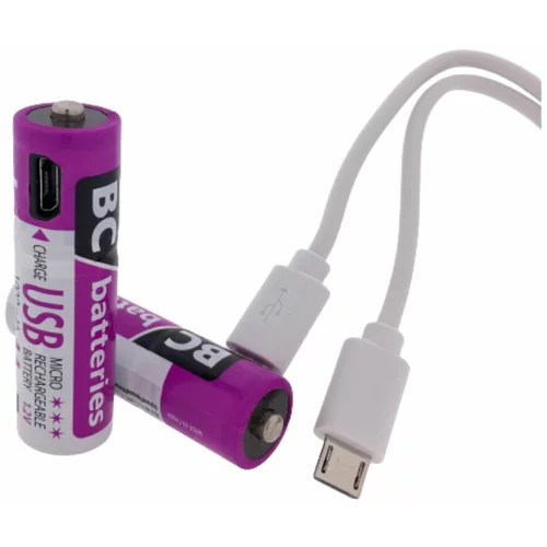 Zelux Micro USB polnilne AA baterije 1000mAh 4 kos