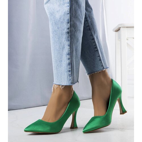 Gemre Green stilettos with Otto hourglass heels Cene