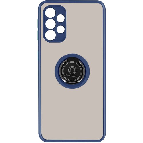AVIZAR Ovitek z obrocem za Samsung Galaxy A32 - hrbtna stran proti prstnim odtisom, združljiva z magnetnim stojalom - modra, (20629927) Cene