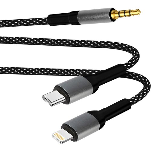 LINQ Adapterski kabel za iPhone in iPad: USB-C Lightning na 3,5 mm mo&amp;scaron;ki prikljucek, (20826649) Slike
