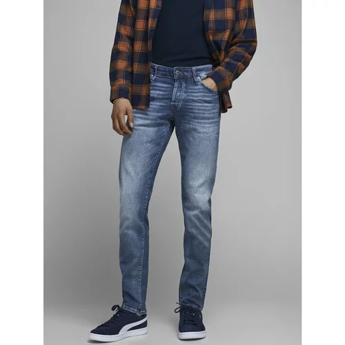 Jack & Jones Jeans hlače Glenn 12148275 Modra Slim Fit