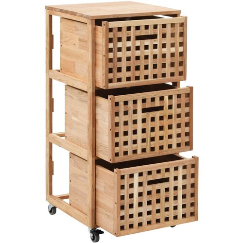 Maison Chic Kopalniška omarica - Kopalniški kabinet iz trdne orehovine 41x41x91 cm, (21794647) Cene