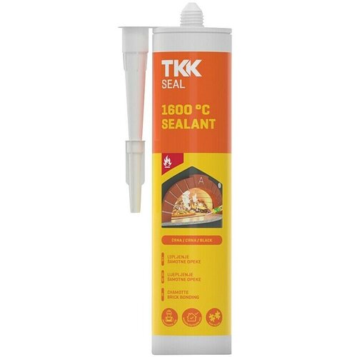  Silikon otporan na visoke temperature 1600 °C Sealant (Crna, 300 ml) Cene