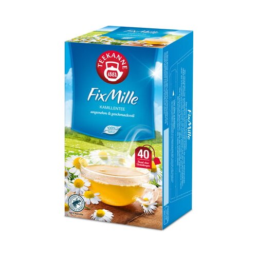 Teekanne Čaj FixMille kamilica - 40 dvokprekatnih vrečk Cene