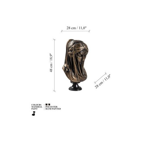 Wallxpert decorative object woman Wıth veil Slike