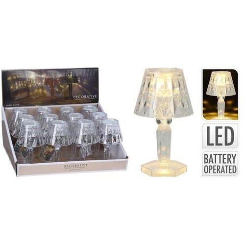 Stolna LAMPA MINI 11CM PROZIRNA Slike