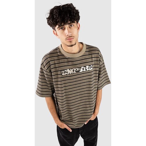 Empyre Bulletproof Stripe T-shirt muted green Slike